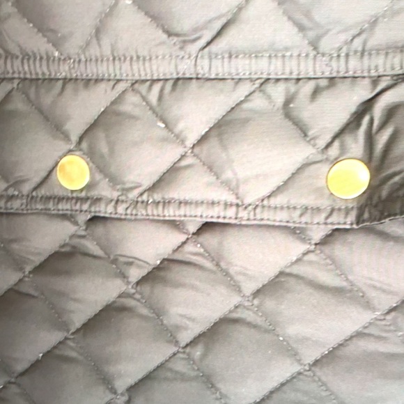 J crew black quilted down filled jacket - Picture 4 of 5